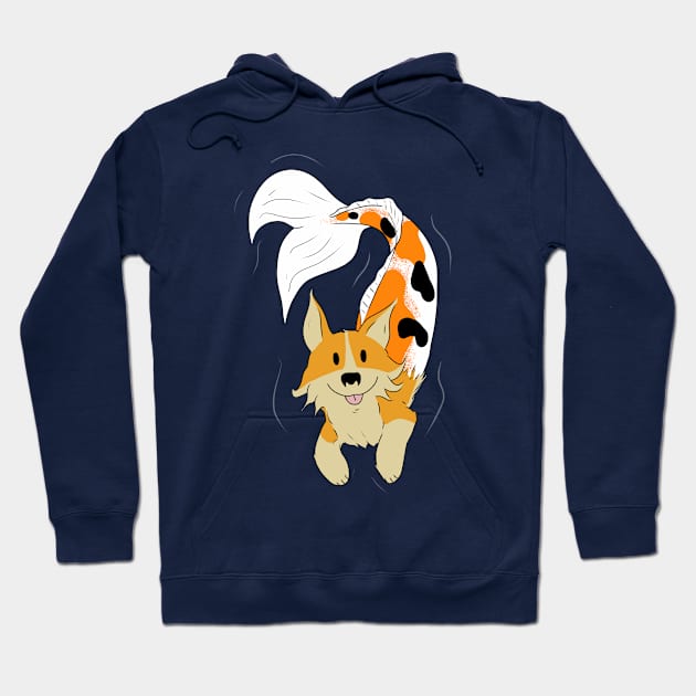 Aquacorgi Koi Boi Hoodie by Dave